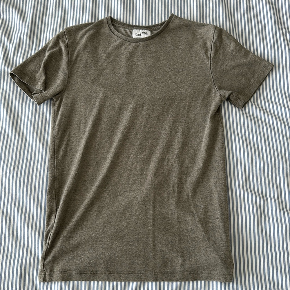 Heather Green Frank and Oak Crewneck Tee
